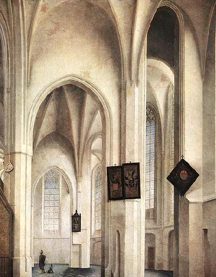 Pieter Jansz Saenredam Interior of the St Jacob Church in Utrecht oil painting picture